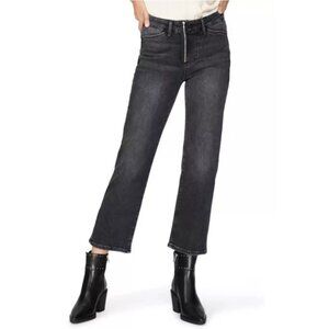 PAIGE Charcoal Straight Leg Pants